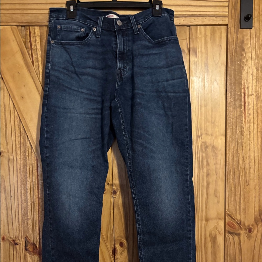 Classic Indigo Men's Straight Jeans